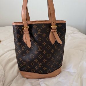 Louis Vuitton Monogram Brown and Tan Tote